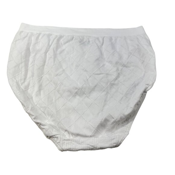 Bali Women's Size 10-11 Panty Brief Hi Cut White New Without Tags - Picture 2 of 6